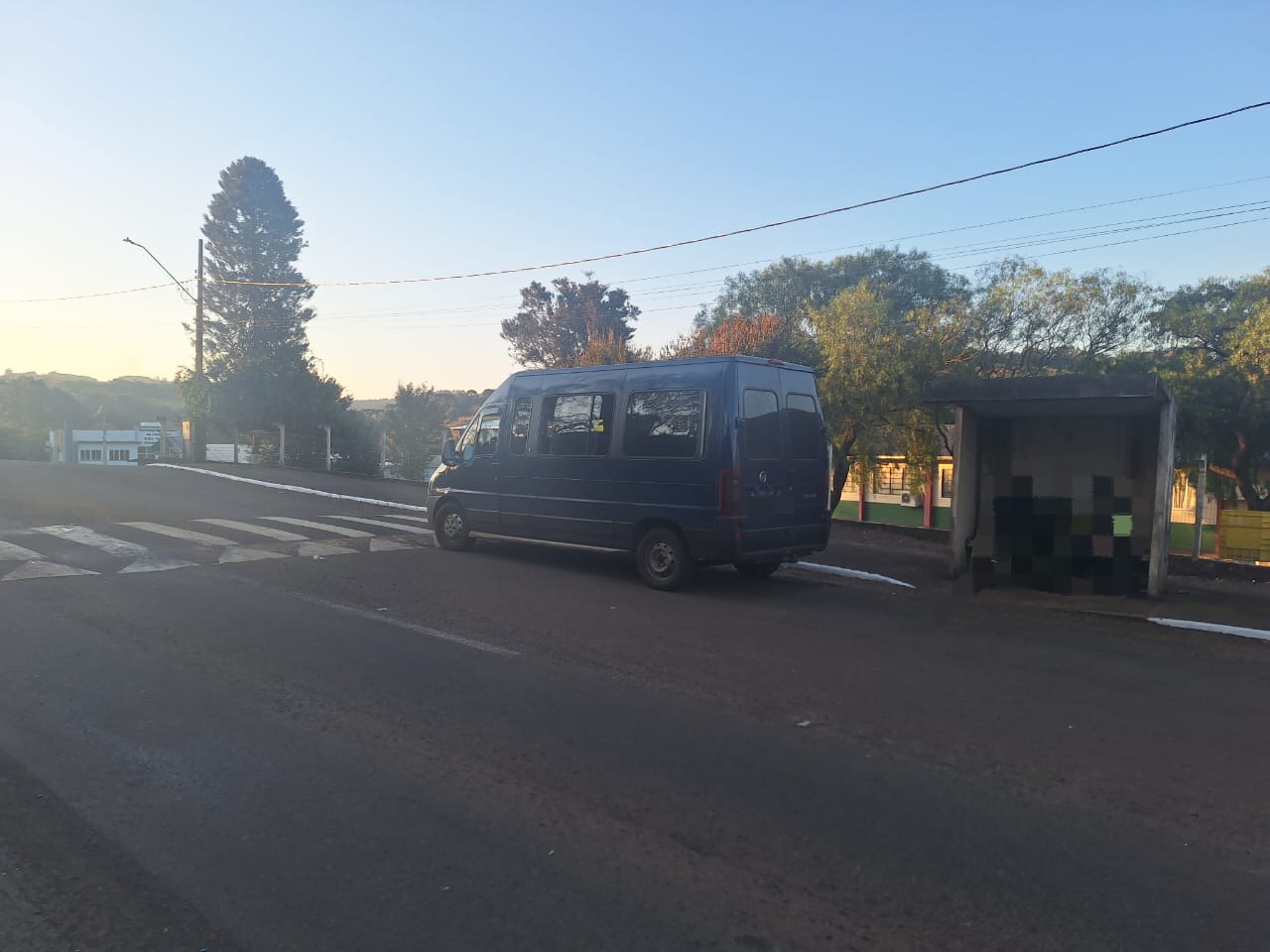 Motorista de micro-ônibus é preso por embriaguez ao volante na SC-157, em Novo Horizonte