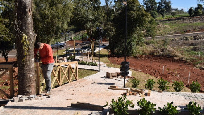 Nova praça no Loteamento IOP em Xanxerê avança e promete transformar qualidade de vida no bairro Pinheiro