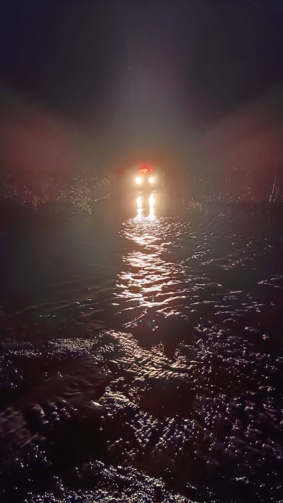 Fortes chuvas causam queda de árvore e alagamentos em Cunha Porã