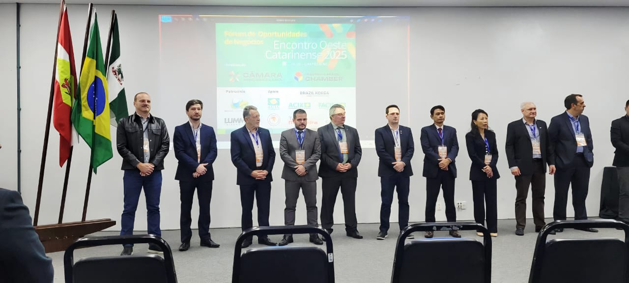 São Domingos participa de encontro da Câmara de Comércio Indo-Brasileira em Chapecó