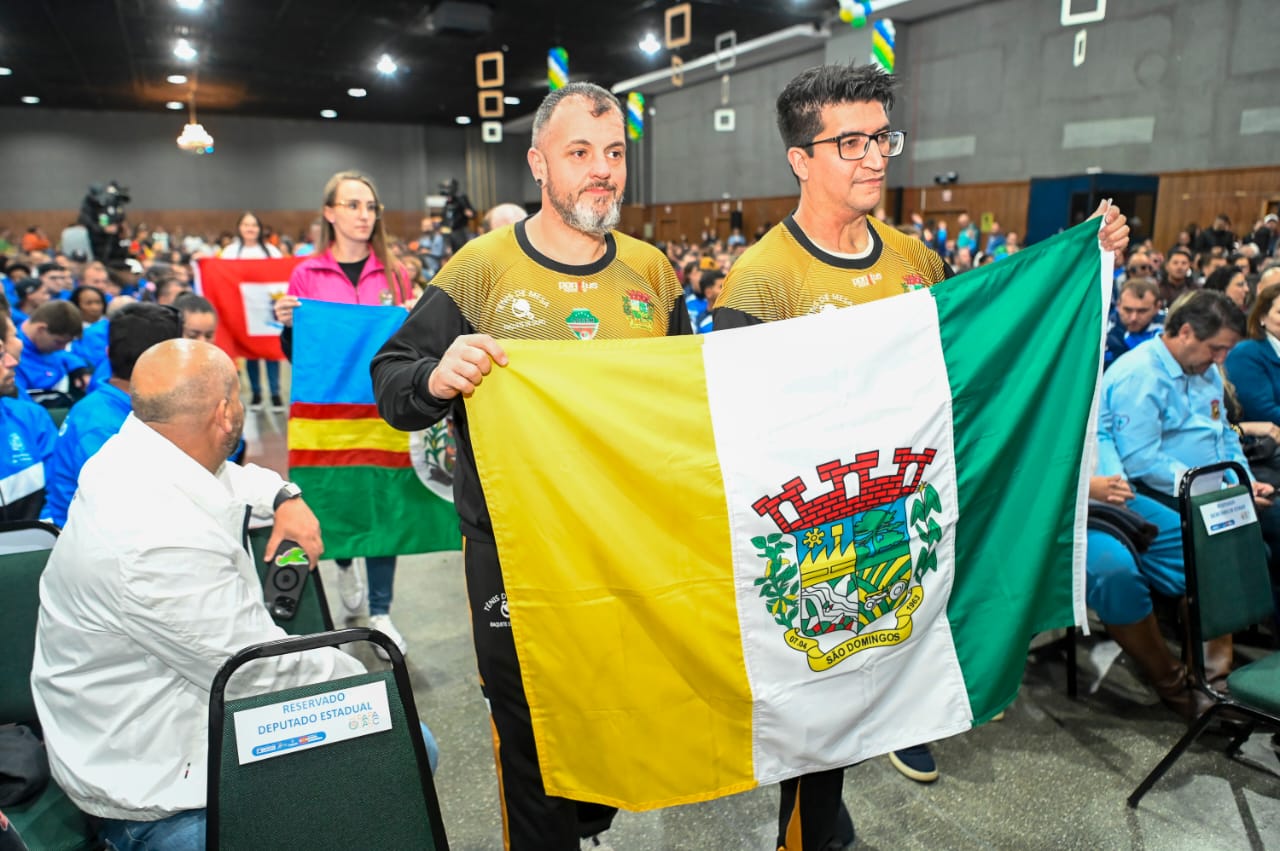 São Domingos representa região no Parajasc com atleta na modalidade tênis de mesa